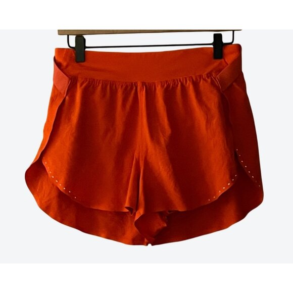 Lululemon Women's Size 6 Lined Active Running Shorts Orange 28" x 2" - Picture 1 of 5